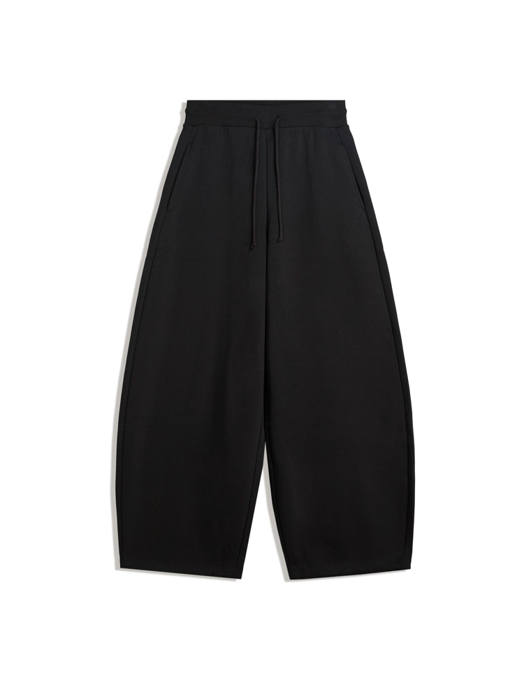 Брюки barrel из мягкой ткани с фиксаторами