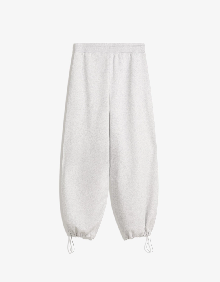 Брюки barrel из мягкой ткани с фиксаторами