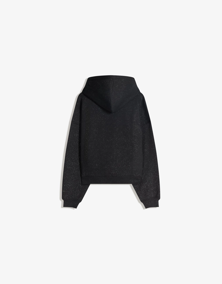 Худи с капюшоном и блестками