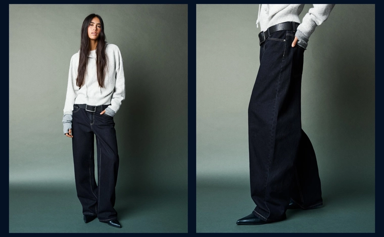 Джинсы barrel свободного кроя