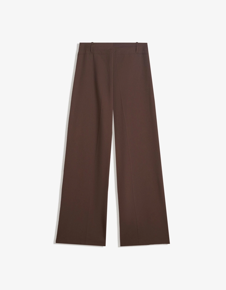 Брюки с широкими штанинами