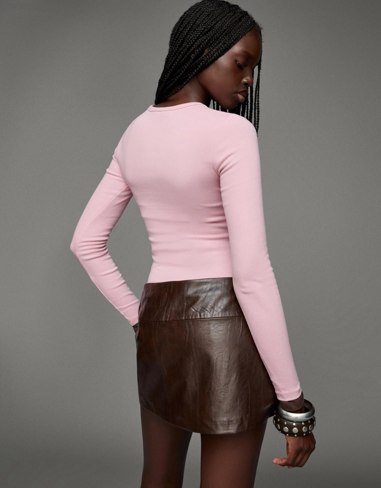 Лонгслив с длинным рукавом