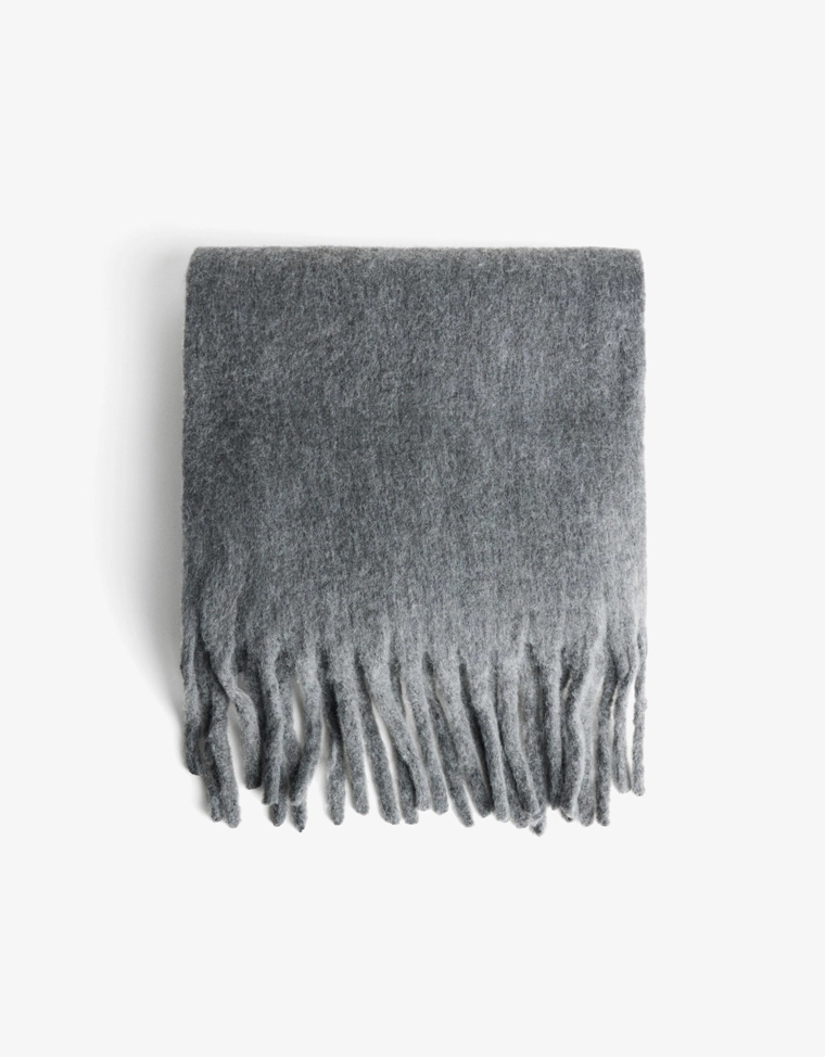 Шарф однотонный