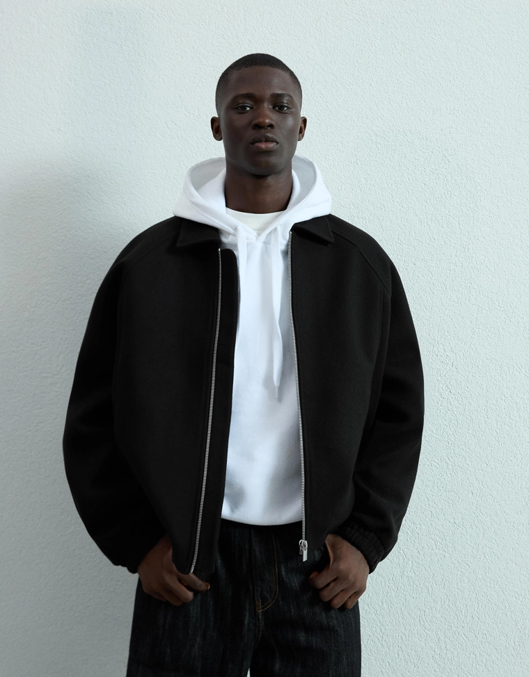 Куртка в стиле trucker из ткани