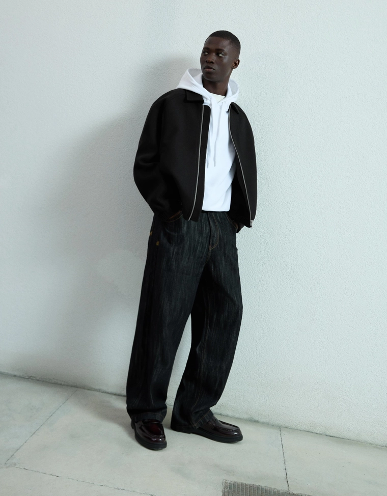 Куртка в стиле trucker из ткани