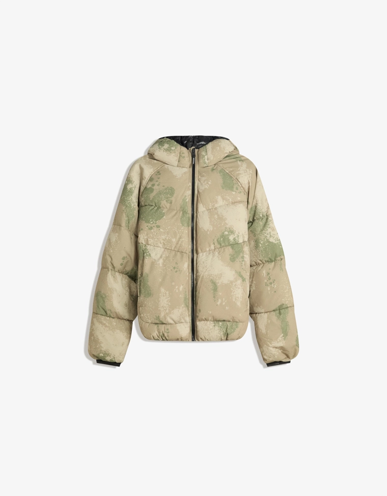 Пуховик с капюшоном