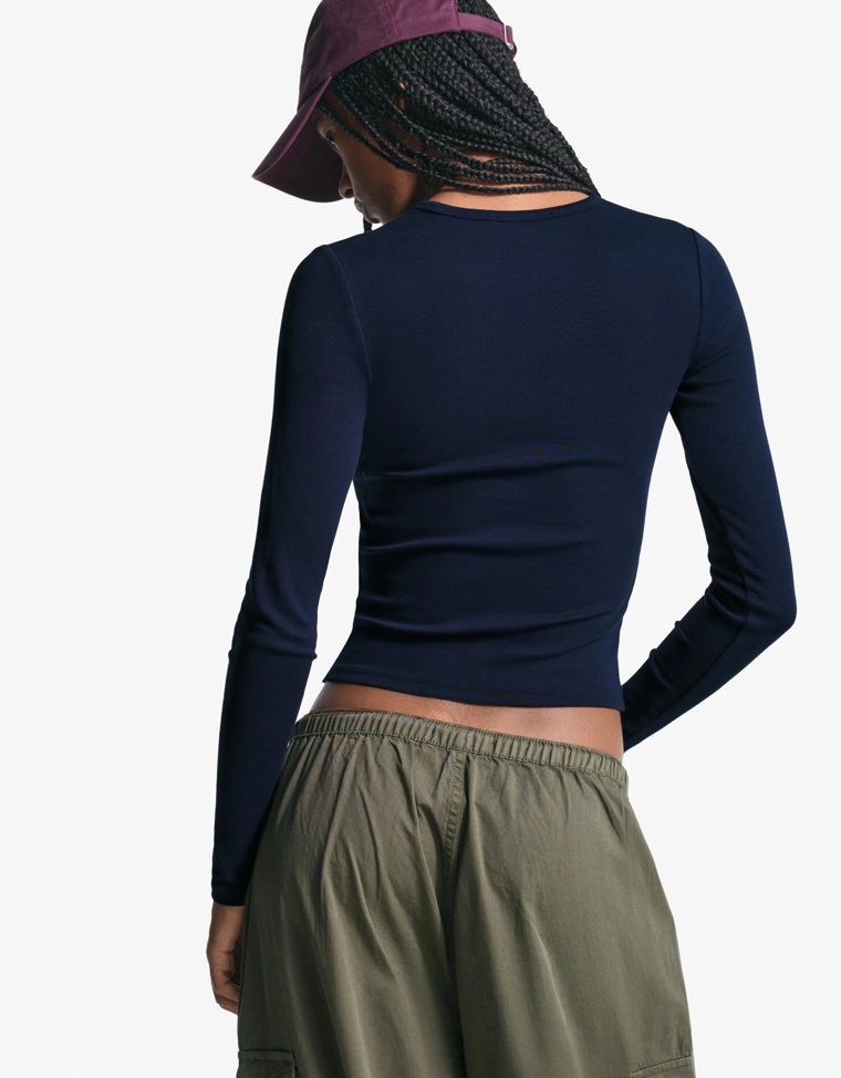 Топ с длинным рукавом