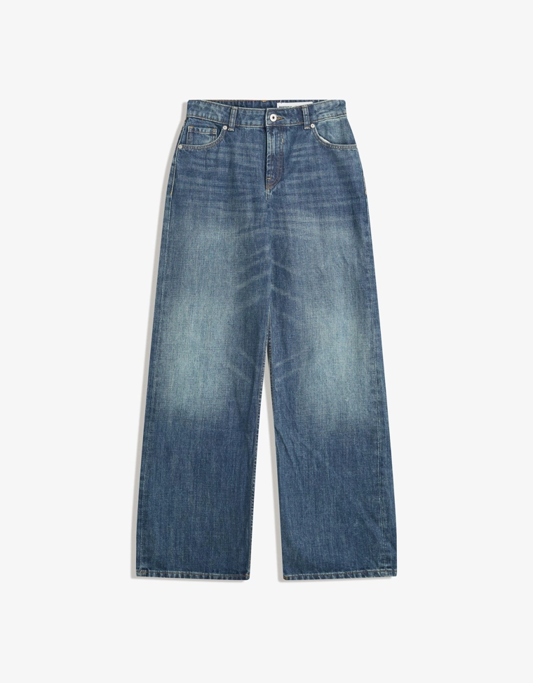 Широкие джинсы