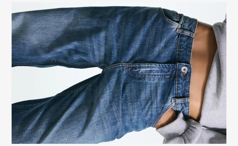 Широкие джинсы