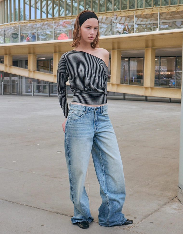 Джинсы в стиле бойфренд