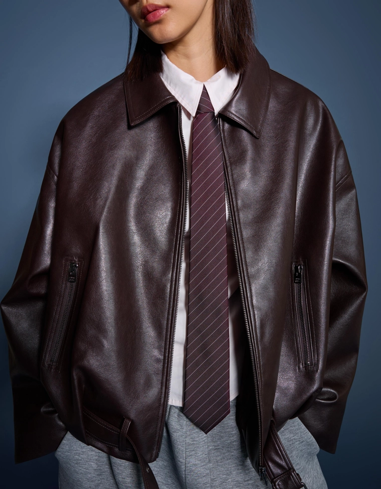 Полосатый галстук bershka