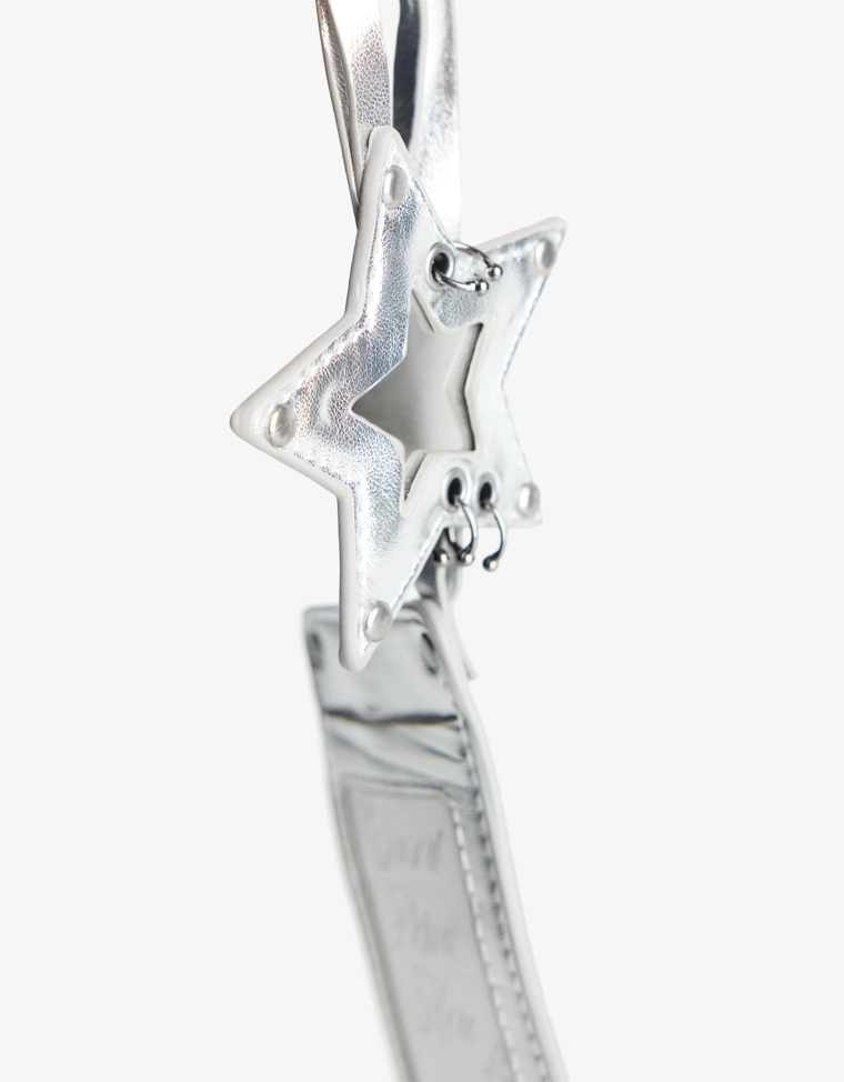 Брелок для ключей «Звезда» из искусственной кожи