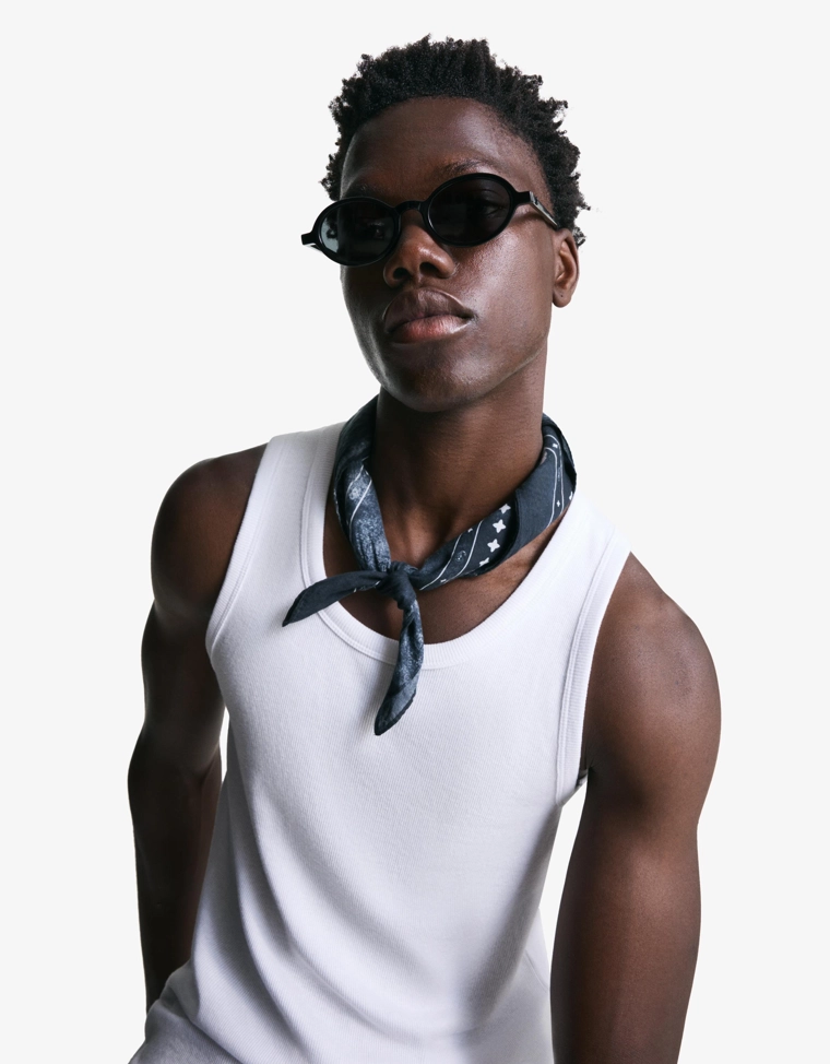 Платок с принтом