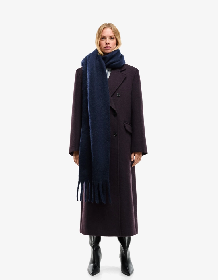 Однотонный шарф