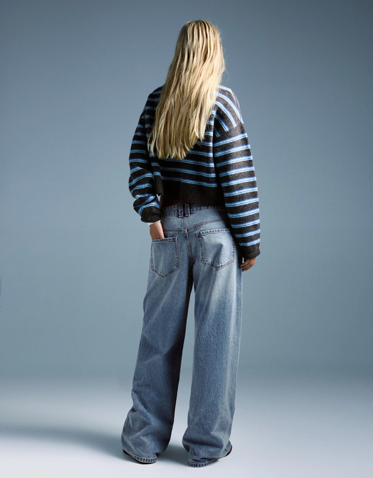 Джинсы barrel свободного кроя