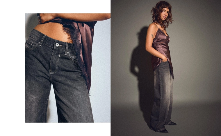 Джинсы в стиле бойфренд