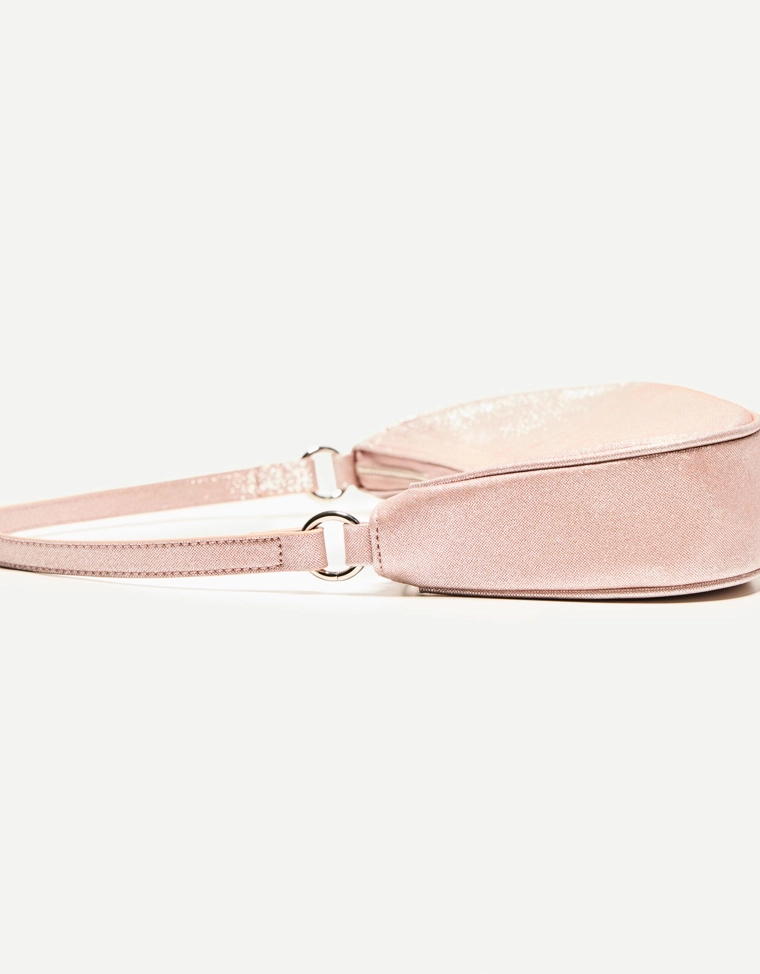 Мини-сумка с блестящей отделкой