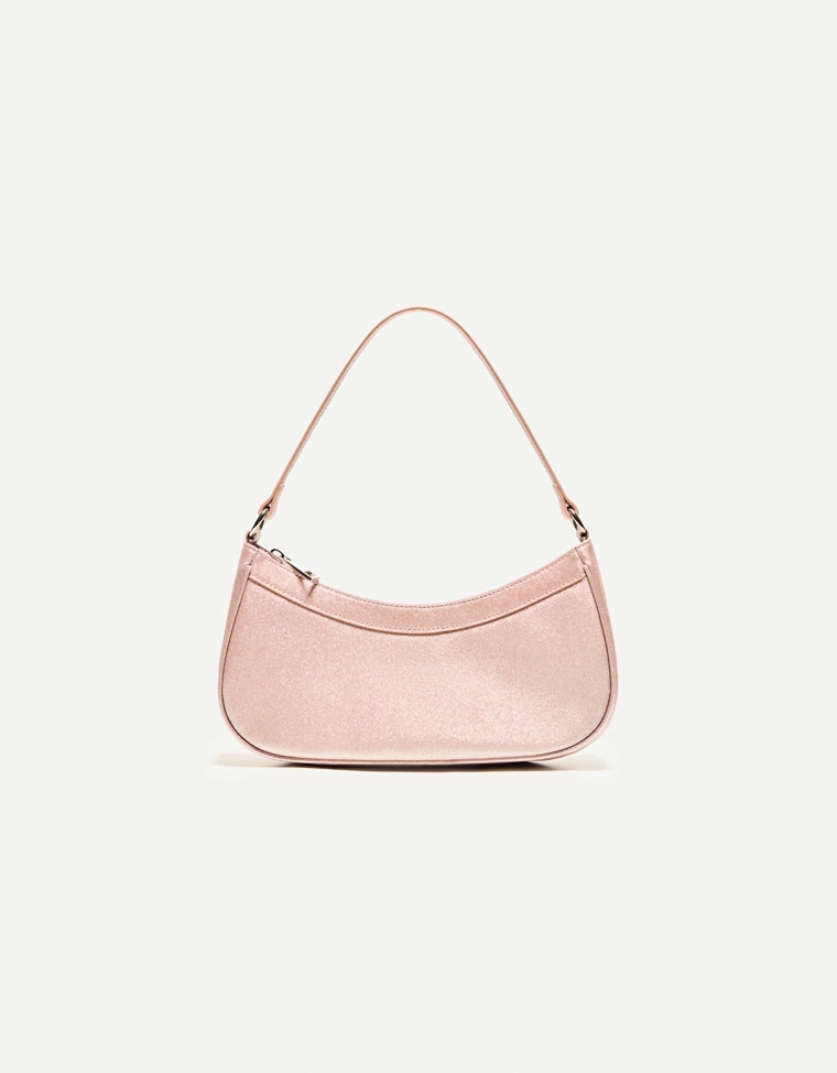 Мини-сумка с блестящей отделкой