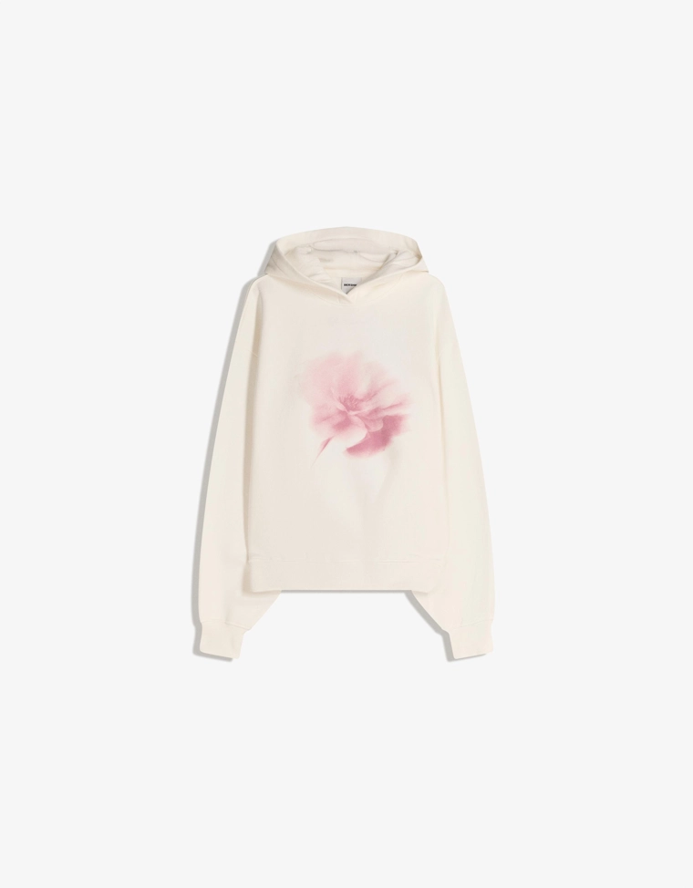 Худи с капюшоном и принтом