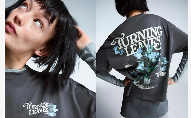 Футболка оверсайз с короткими рукавами и принтом