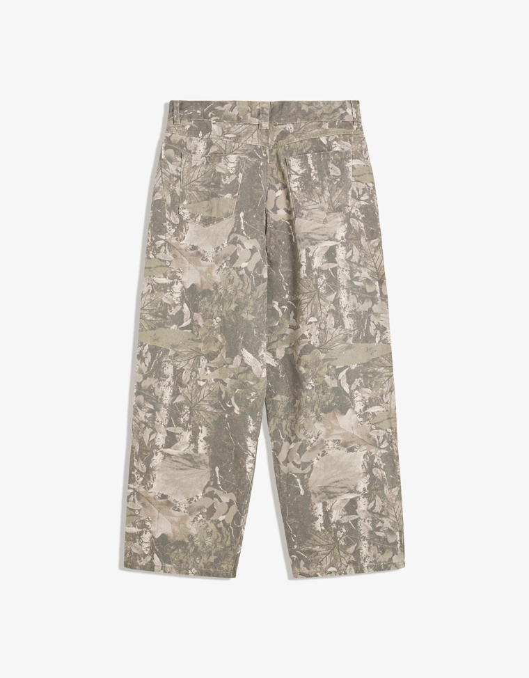 Брюки свободного кроя с принтом