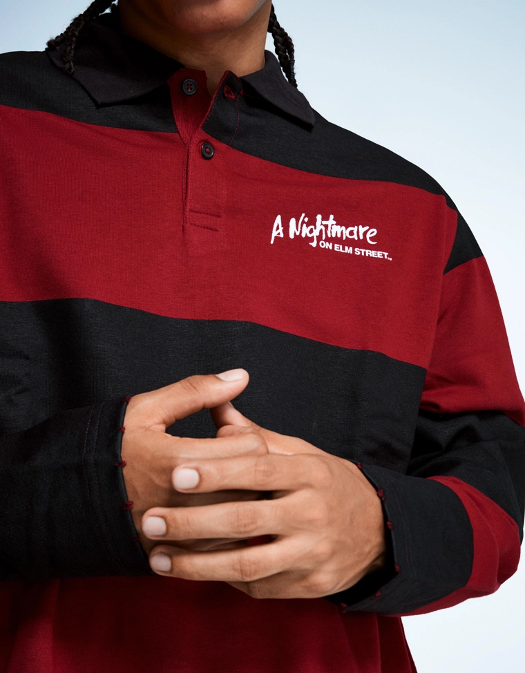 Поло из мягкой ткани с принтом «Кошмар на улице Вязов»