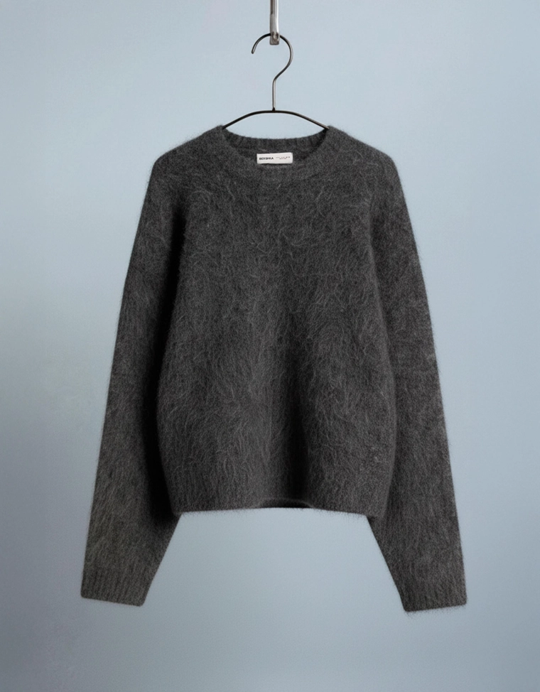 Свитер с начесом