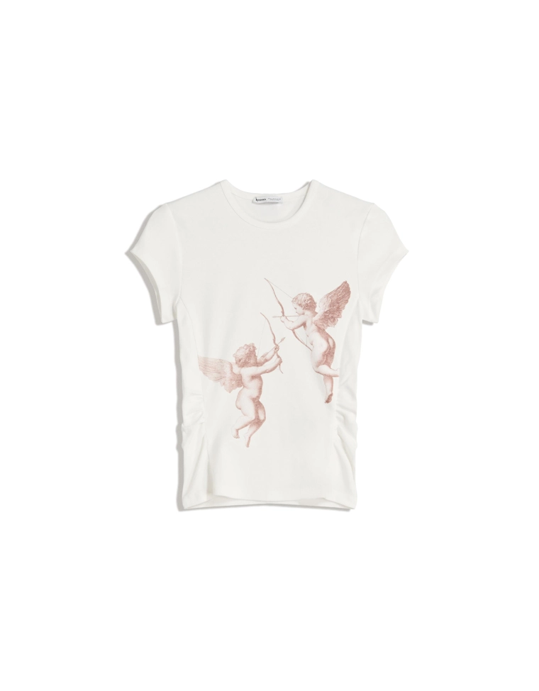 Футболка с короткими рукавами и принтом