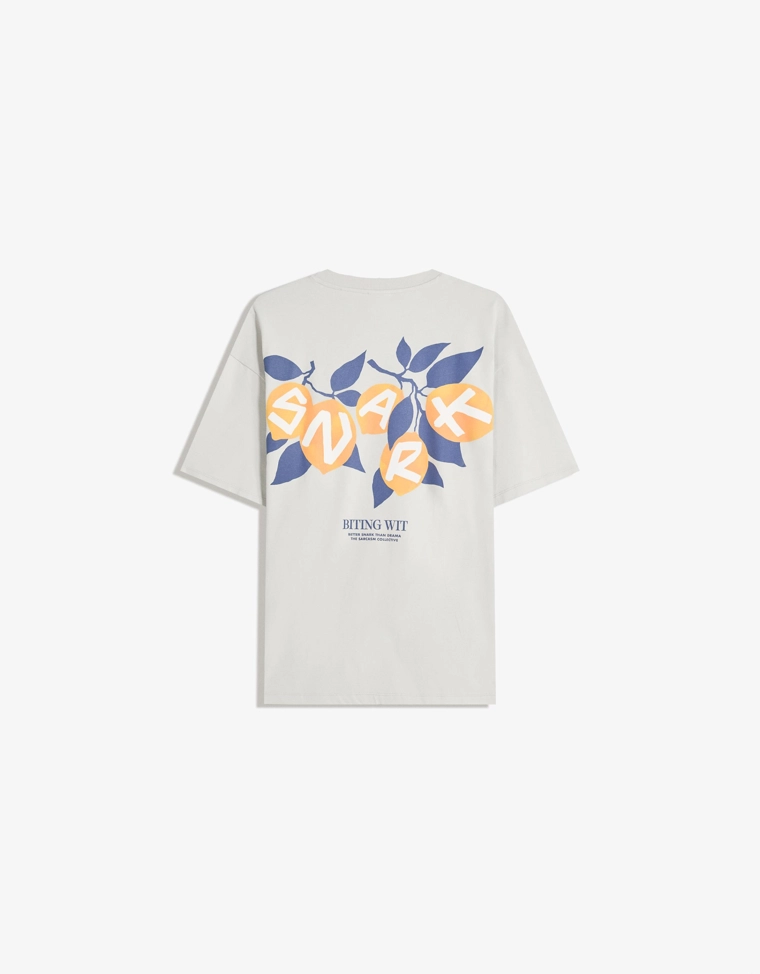 Футболка с коротким рукавом и принтом