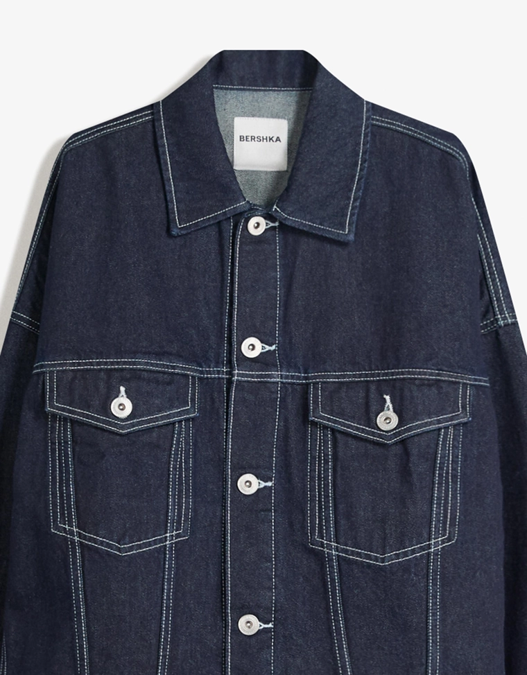 Джинсовая куртка-тракер