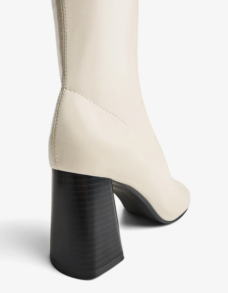 Ботильоны на толстом каблуке