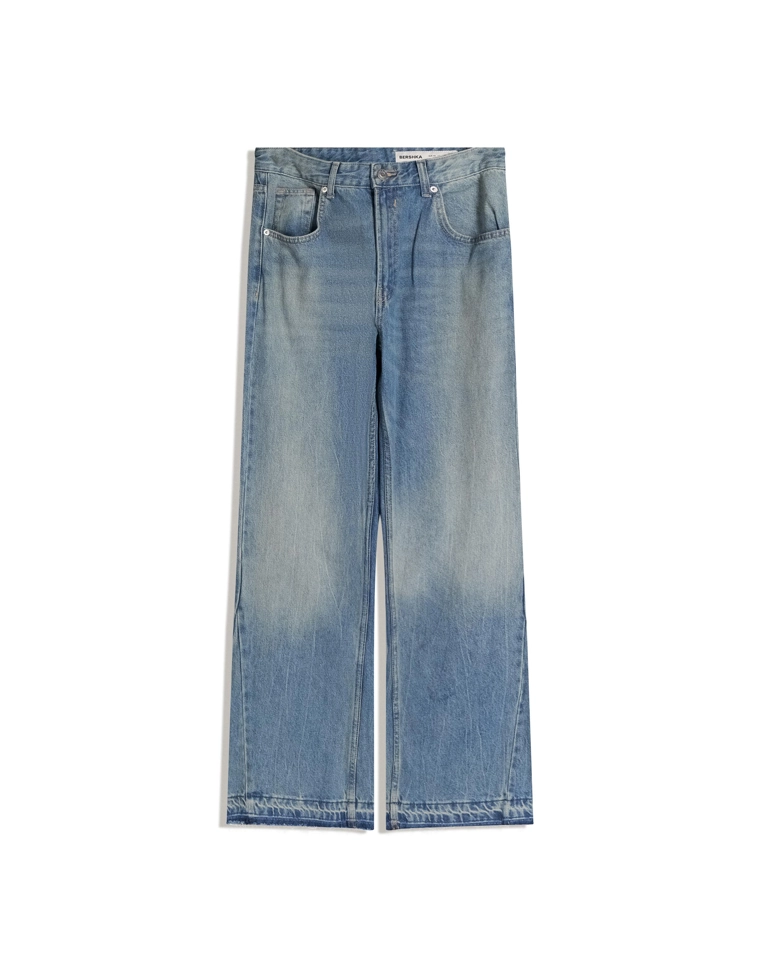 Джинсы прямого кроя со скинни-силуэтом