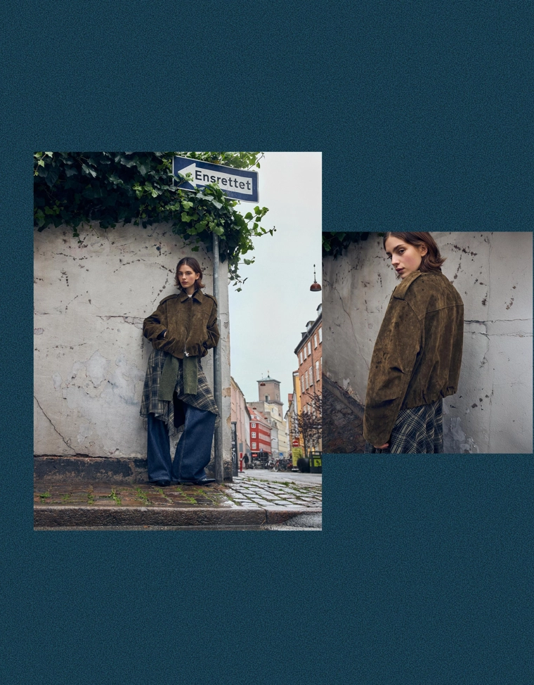 Кожаная и замшевая куртка