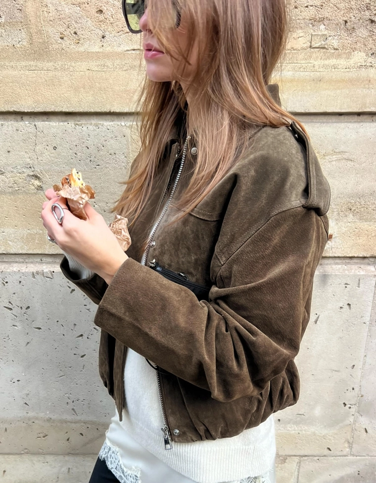 Кожаная и замшевая куртка