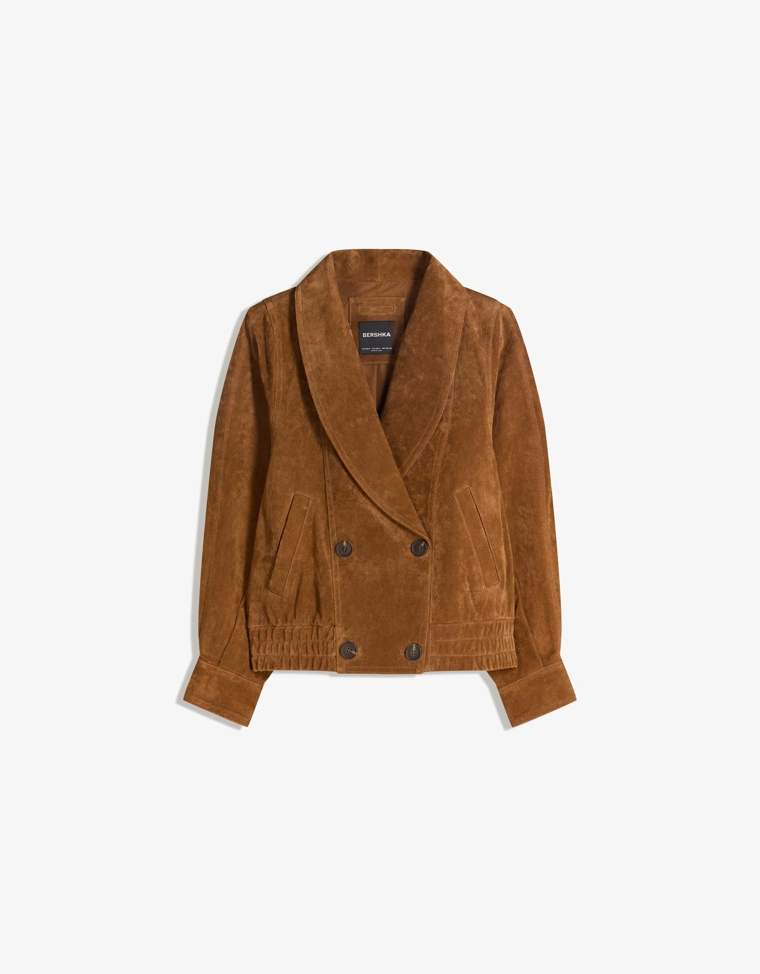 Куртка из замши и кожи crossover