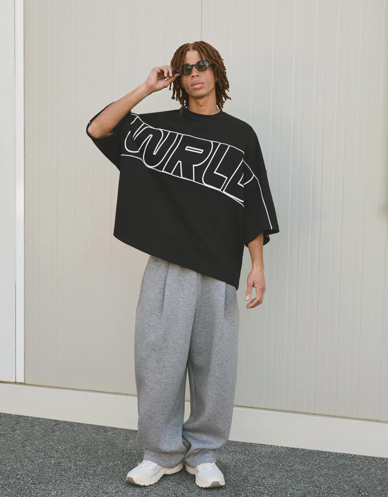 Футболка с короткими рукавами и принтом