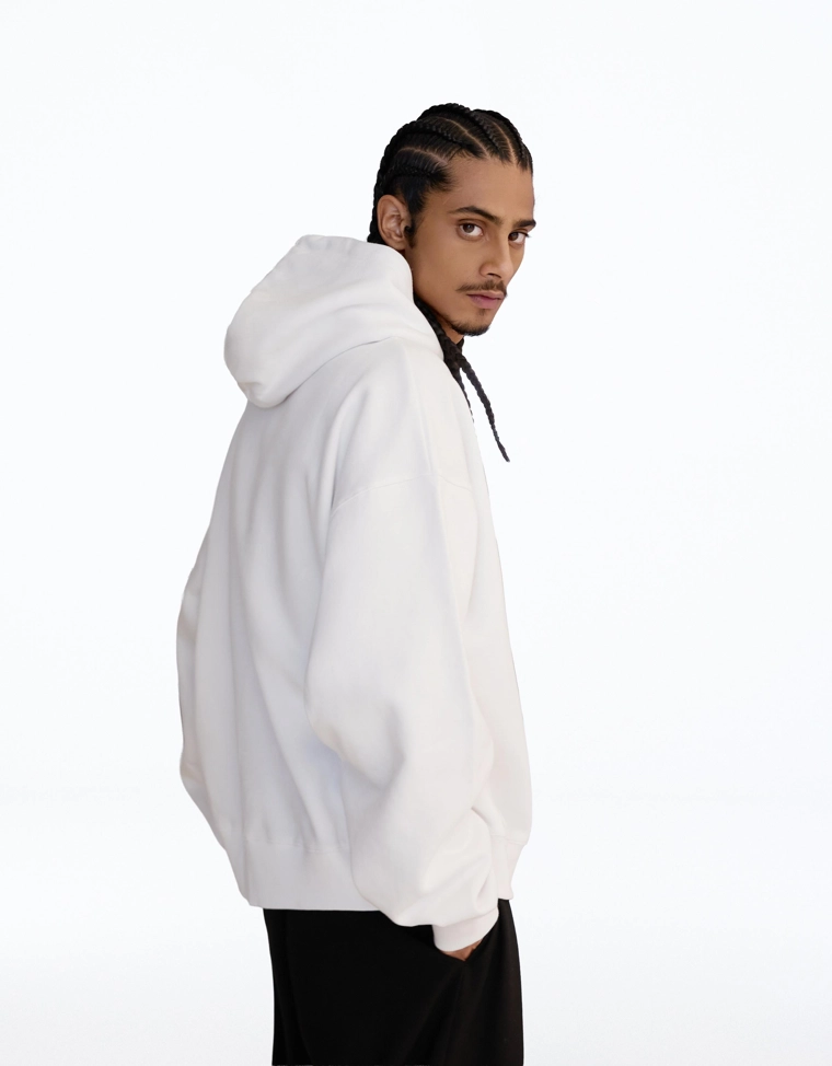 Базовое худи свободного кроя с капюшоном