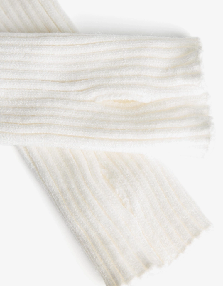 Длинные варежки-митенки