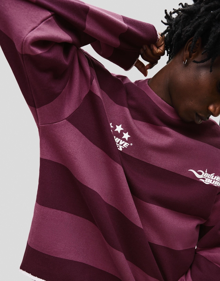 Толстовка с начесом и принтом