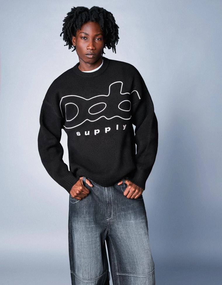 Свитер с принтом