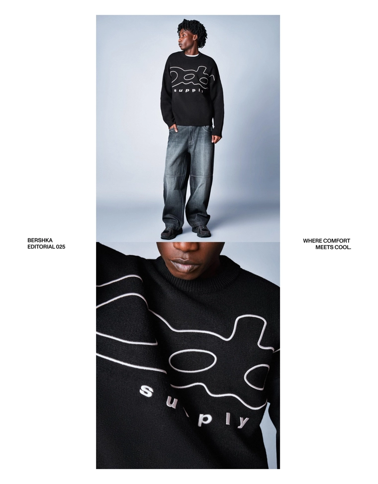 Свитер с принтом