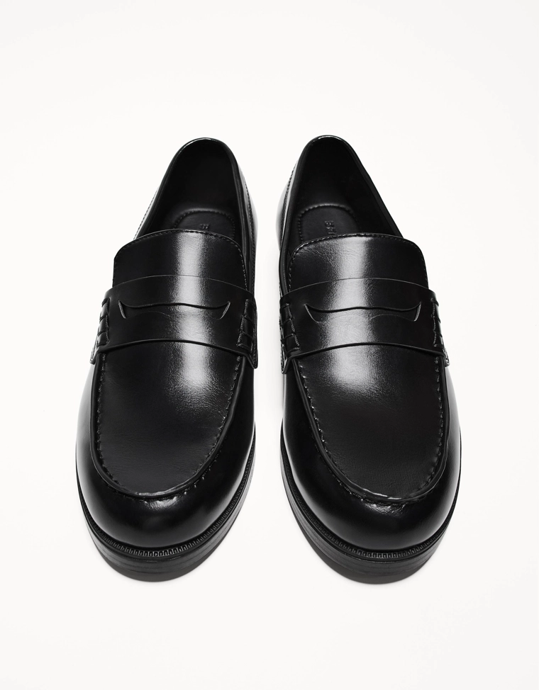 Лоферы на тонкой подошве