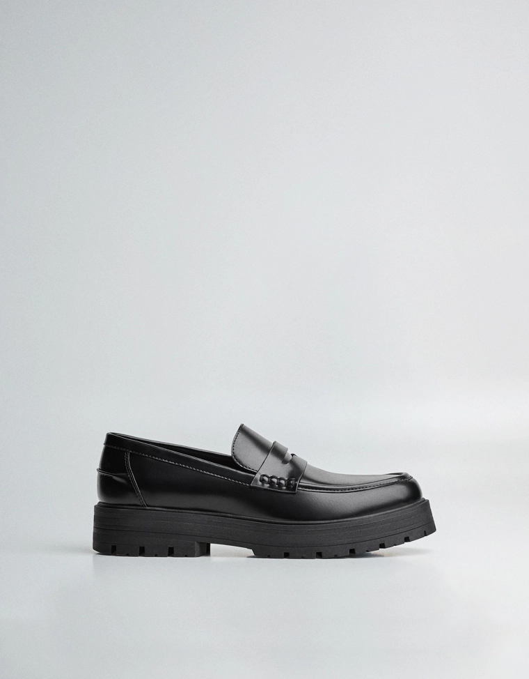 Лоферы на объемной подошве