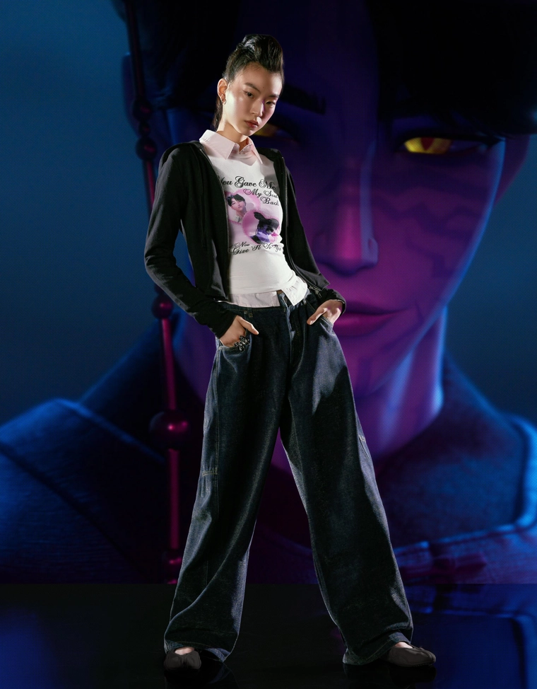 Футболка KPop Demon Hunters Saja Boys с короткими рукавами и принтом