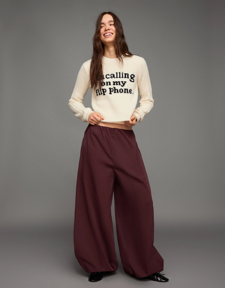 Свитер с принтом