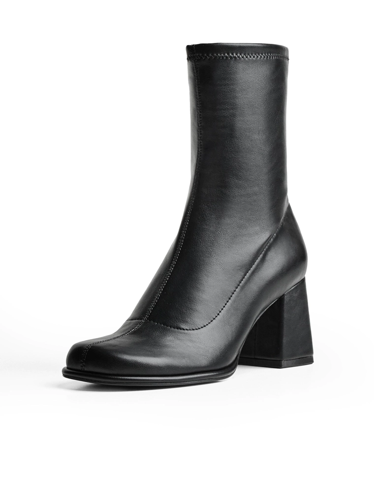 Ботильоны на широком каблуке