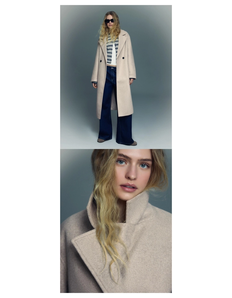 Двубортное пальто soft touch