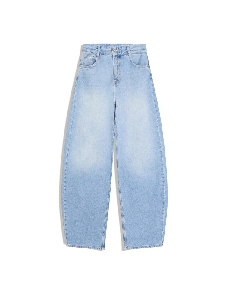 Джинсы barrel с высокой посадкой