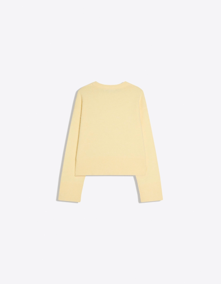 Свитер оверсайз с ребристым низом bershka