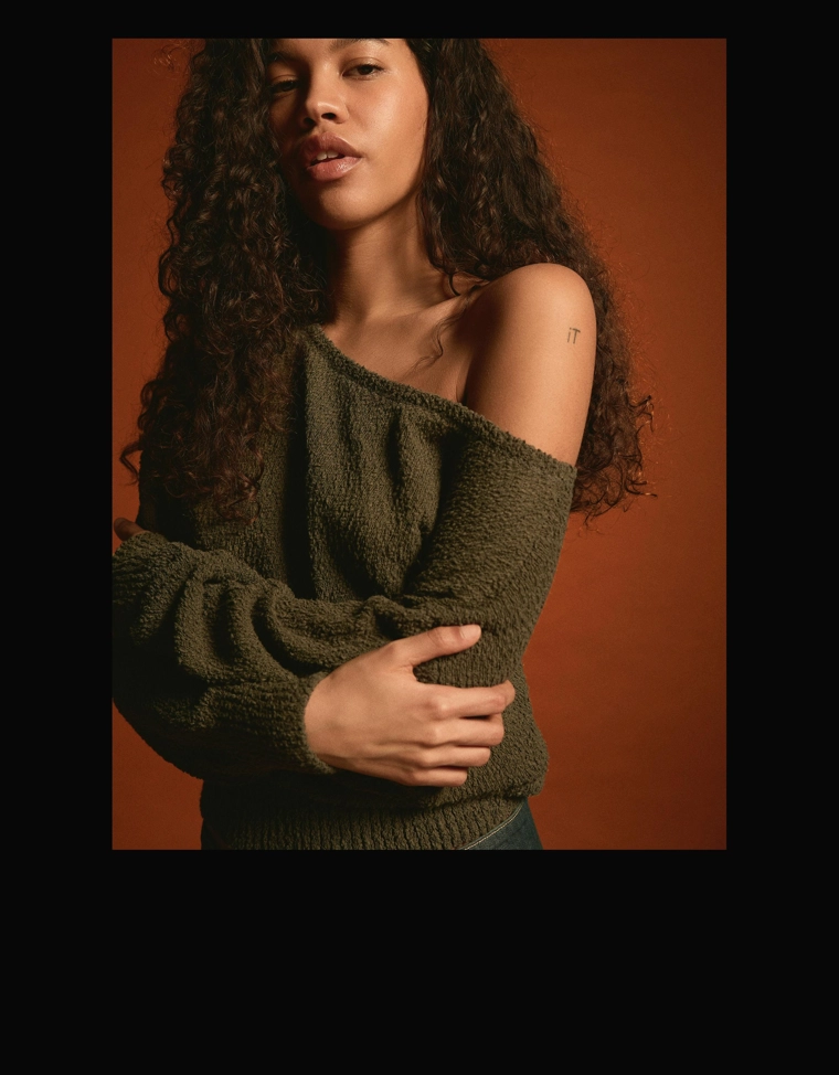 Асимметричный свитер